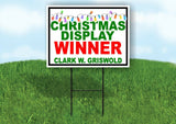 CHRISTMAS DISPLAY WINNER CLARK GRISWOLD LIGHTS Yard Sign with Stand LAWN SIGN