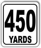 450 YARDS Distance Marker Running Race 5k Marathon Aluminum composite sign