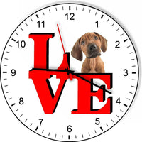 Rhodesian Ridgeback Cute Puppy Dog kitchen living room Wall Clock