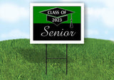 2023 SENIOR GREEN BLACK  18inx24in Yard Road Sign w/ Stand