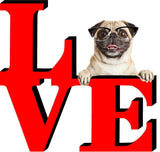 Pug Park Cute Dog Fridge Refrigerator Car Magnet