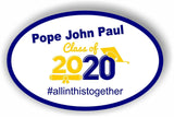 Pope John Paul Class of 2020 Graduation Car magnet Magnetic Bumper Sticker