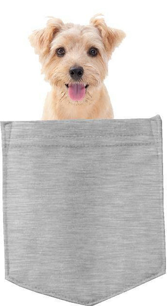 Norfolk Terrier Dog in pocket Fridge Car Magnet Bumper Sticker App size 4"x7"