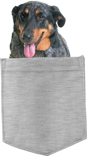 Beauceron Dog in pocket Fridge Car Magnet Bumper Sticker App size 4"x7"