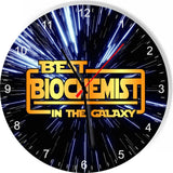Best Biologist in the Star Galaxy Wars Space Kitchen Living room Wall Clock