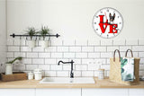 Toy Fox Terrier Cute Puppy Dog kitchen living room Wall Clock