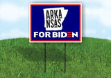 ARKANSAS FOR BIDEN Yard Sign with Stand LAWN SIGN
