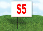 5 DOLLAR SALE Yard Sign Road with Stand LAWN SIGN