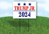 TRUMP JR 2024 3 STARS Yard Sign Road with Stand LAWN SIGN