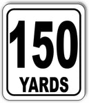 150 YARDS Distance Marker Running Race 5k Marathon Aluminum composite sign
