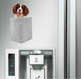 English Springer Spaniel in pocket Fridge Car Magnet Bumper Sticker