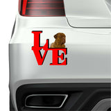 Dogues De Bordeaux Dog Love Park Dog Fridge Refrigerator Car Magnet