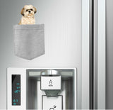 Shih Tzu Dog in pocket Fridge Car Magnet Bumper Sticker App size 4"x7"