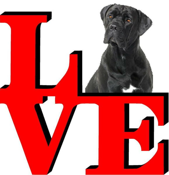 Cane Corso Dog Love Park Cute Dog Fridge Refrigerator Car Magnet
