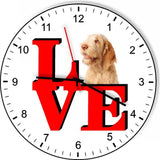 Spinone Italiano Cute Puppy Dog kitchen living room Wall Clock