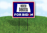 NORTH DAKOTA FOR BIDEN Yard Sign with Stand LAWN SIGN