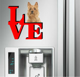Australian Terrier Love Park Cute Dog Fridge Refrigerator Car Magnet