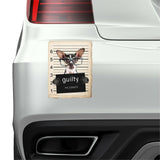 Chihuahua with Glasses Mugshot Bad Dog Fridge refrigerator Car Magnet