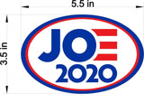 Car magnet Joe Biden for President 2020 - Magnetic Bumper Sticker oval 5.5"x3.5"