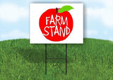 FARM STAND APPLE 18inx24in Yard Road Sign w/ Stand