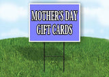 Mothers day Gift Cards Purple Yard Sign Road with Stand LAWN SIGN