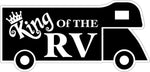 King of the RV camping Magnet bumber sticker 6.7" long