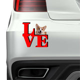 Pembroke Welsh Corgi Love Park Cute Dog Fridge Refrigerator Car Magnet