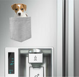 Russell Terrier Dog in pocket Fridge Car Magnet Bumper Sticker App size 4"x7"