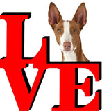 Ibizan Hound Dog Love Park Dog Fridge Refrigerator Car Magnet