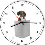 Spanish Water Spaniel In Your Pocket Dog kitchen living room Wall Clock