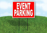 EVENT PARKING Plastic Yard Sign ROAD SIGN with Stand