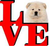 Chow Chow Dog Love Park Dog Fridge Refrigerator Car Magnet