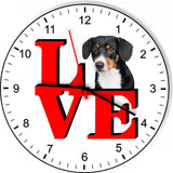 Entlebucher Sennenhund Cute Puppy Dog kitchen living room Wall Clock
