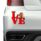 Irish Setter Dog Love Park Dog Fridge Refrigerator Car Magnet