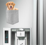 Golden Retriever Dog in pocket Fridge Car Magnet Bumper Sticker App size 4"x7"