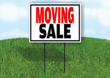 MOVING SALE Yard Sign with Stand LAWN SIGN