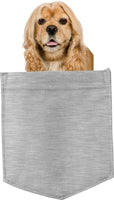 Cocker Spaniel Dog in pocket Fridge Car Magnet Bumper Sticker App size 4"x7"