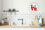 Siberian Huskey Cute Puppy Dog kitchen living room Wall Clock