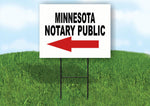 MINNESOTA _NOTARY PUBLIC Yard Sign w Stand LAWN SIGN Single