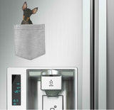 Manchester Terrier Dog in pocket Fridge Car Magnet Bumper Sticker App size 4"x7"