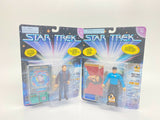 Lot of 2 1996 Star Trek Action Figures Playmates Chief Odo, Mister Spock NEW