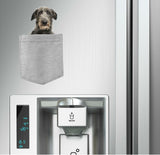 Scottish Deerhound Dog in pocket Fridge Car Magnet Bumper Sticker App size 4"x7"