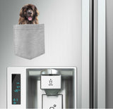 Leonberger Dog in pocket Fridge Car Magnet Bumper Sticker App size 4"x7"