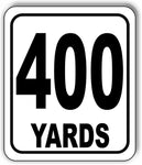 400 YARDS Distance Marker Running Race 5k Marathon Aluminum composite sign