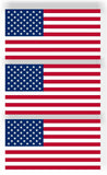 SET OF 3 American Flag Car MAGNET Magnetic Bumper Sticker Marines Army Navy