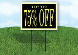 UP TO 75% OFF BLACK YELLOW Yard Sign Road with Stand LAWN SIGN