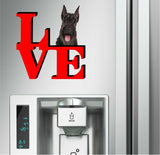 Giant Schnauzer Dog Love Park Dog Fridge Refrigerator Car Magnet