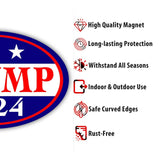TRUMP car magnet Donald Trump President 2024 Magnetic Bumper Sticker 5.5"x3.5"