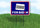 COLORADO FOR BIDEN Yard Sign with Stand LAWN SIGN