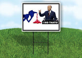 I DID THAT GAS PUMP 18 in x 24 in Yard Sign Road Sign with Stand